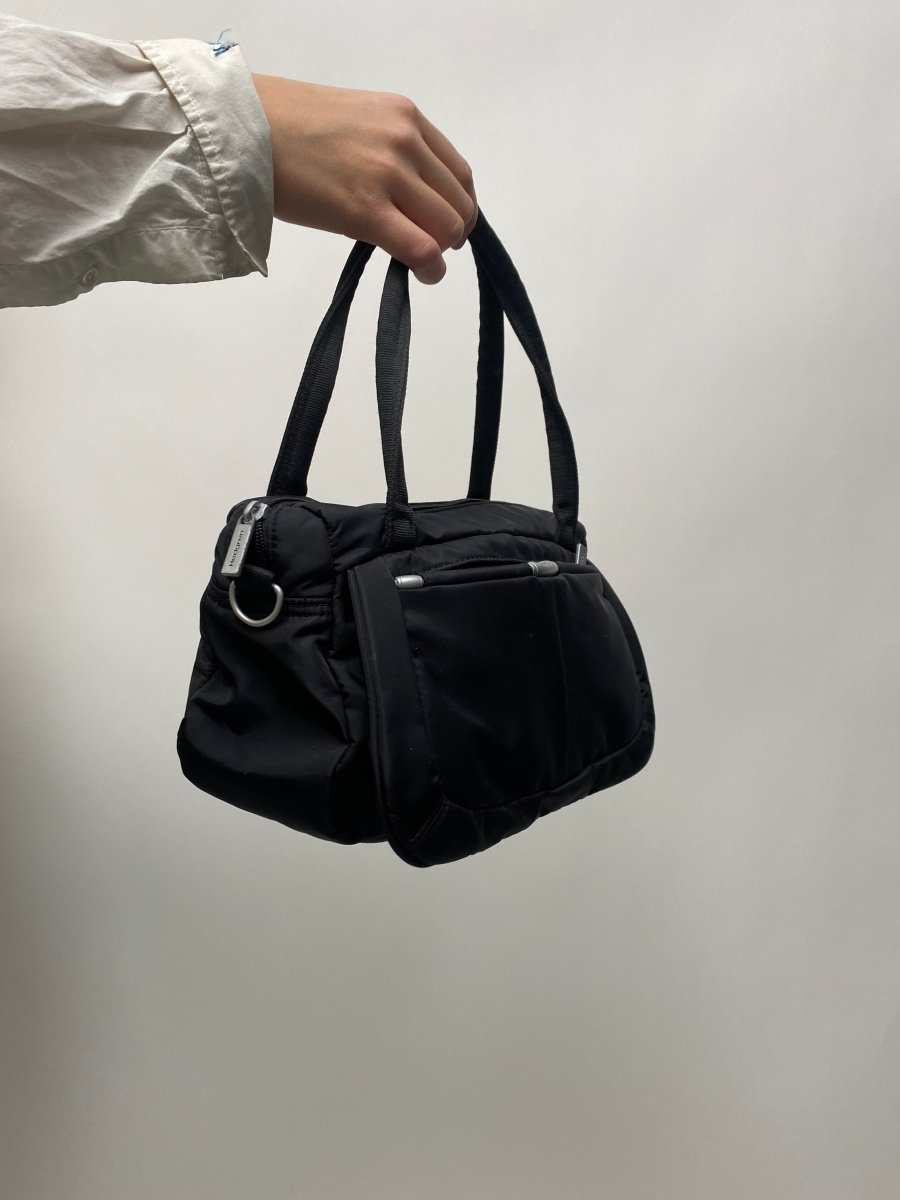 Black Y2K Suede Bag